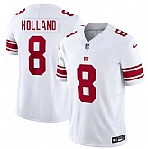 Men & Women & Youth New York Giants #8 Jevon Holland White 2025 F.U.S.E. Vapor Untouchable Limited Stitched Jersey,baseball caps,new era cap wholesale,wholesale hats